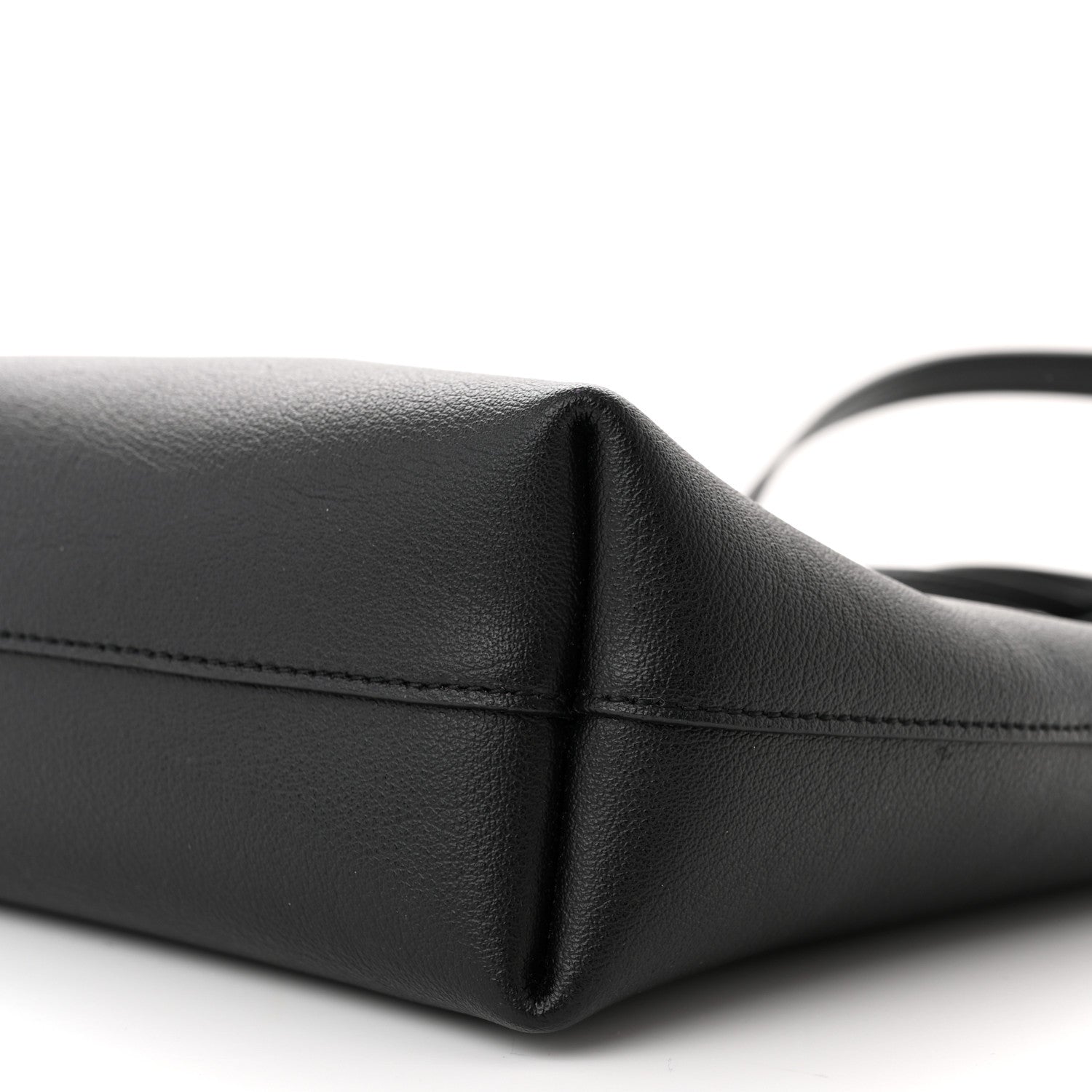 Saint Laurent Calfskin Toy Shopping Tote Black 10 of 12
