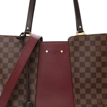 Louis Vuitton Damier Ebene Taurillon Jersey Bordeaux 8 of 10
