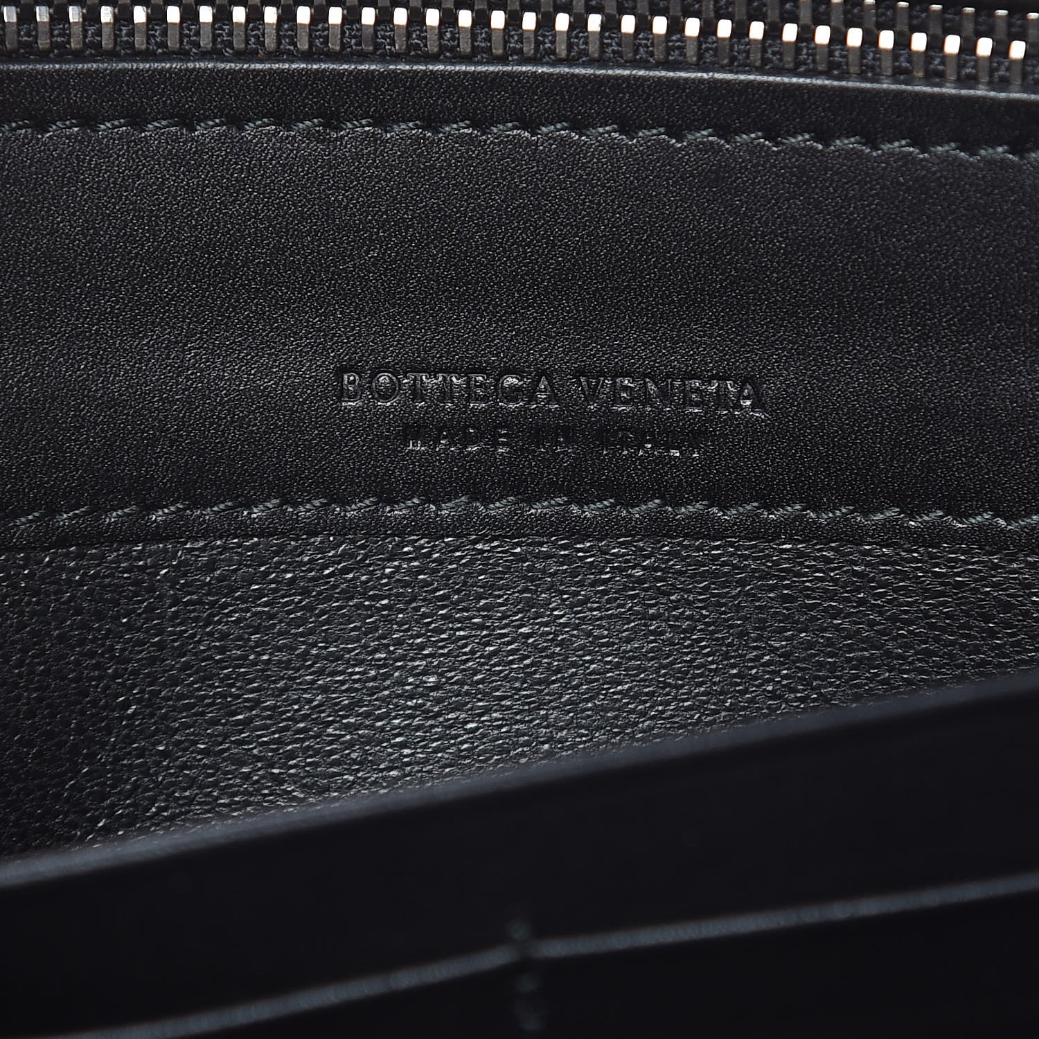 Bottega Veneta Nappa Intrecciato Zip Around Wallet Black 6 of 10