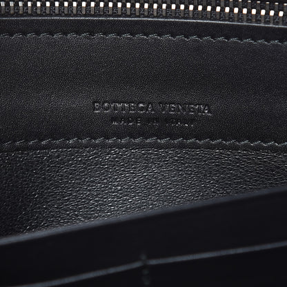 Bottega Veneta Nappa Intrecciato Zip Around Wallet Black 6 of 10