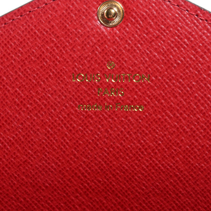 Louis Vuitton Damier Ebene Josephine Wallet Red 6 of 8