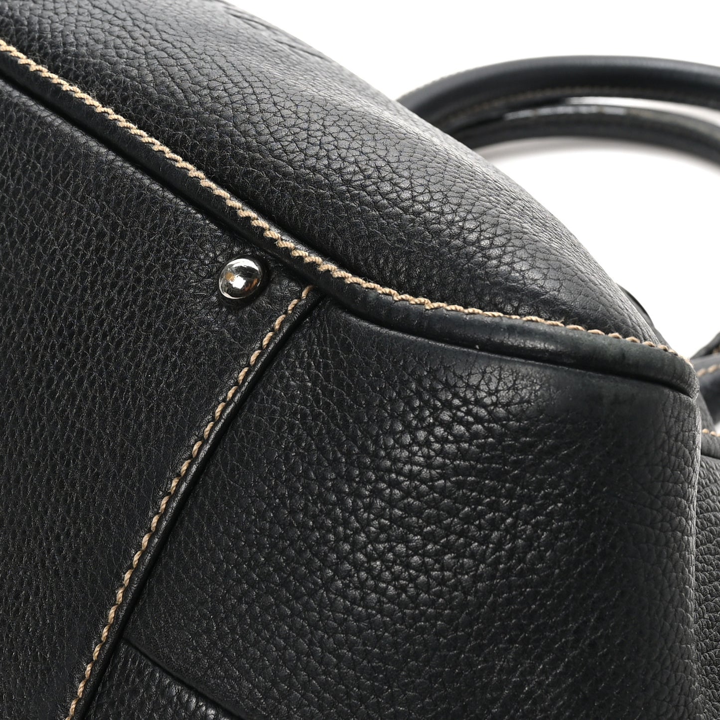 Calfskin Tassel Bowler Black