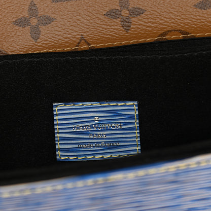 Louis Vuitton Epi Reverse Monogram Pochette Metis Denim Light 5 of 8