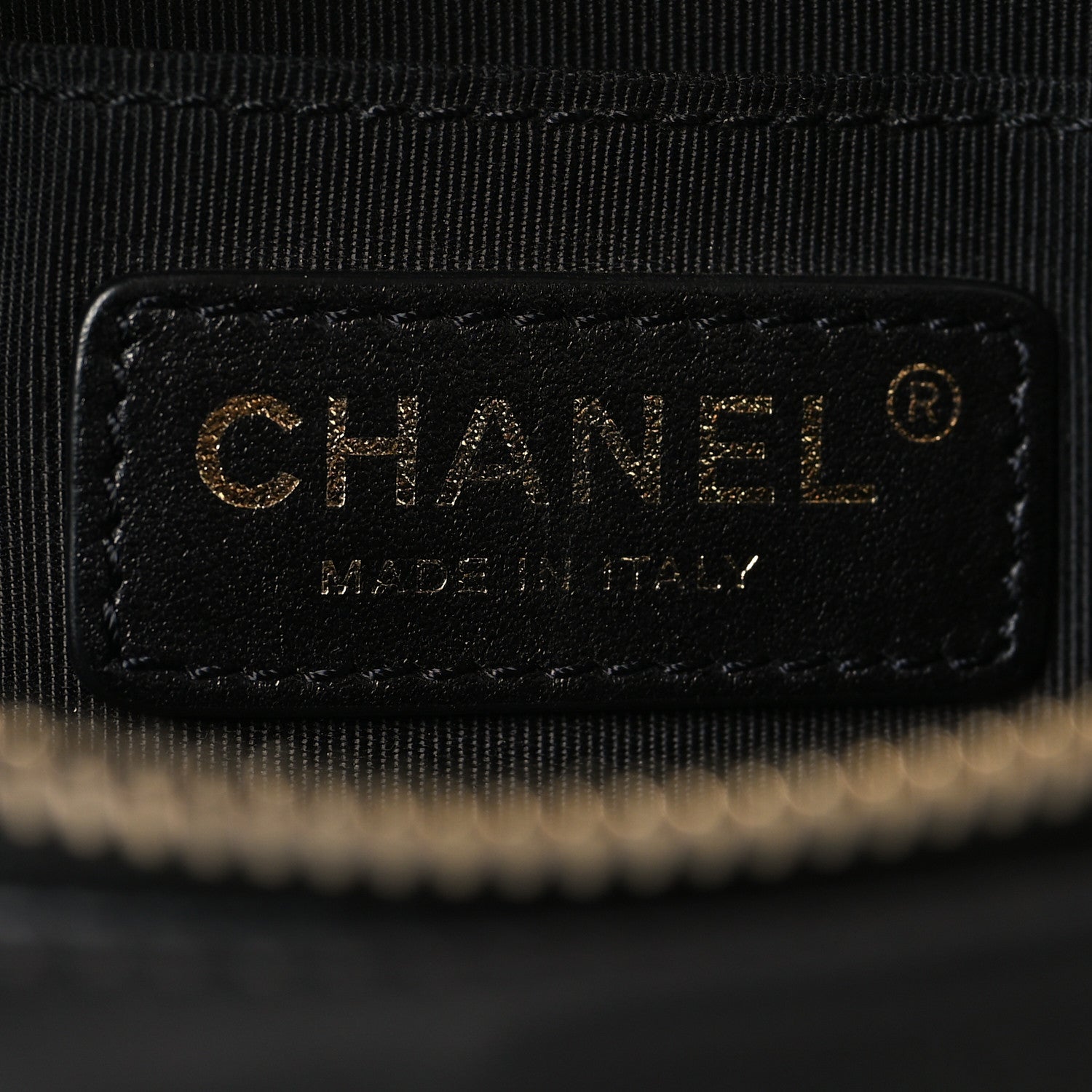 Chanel Lambskin Quilted Waist Bag Fanny Pack Black 5 of 9