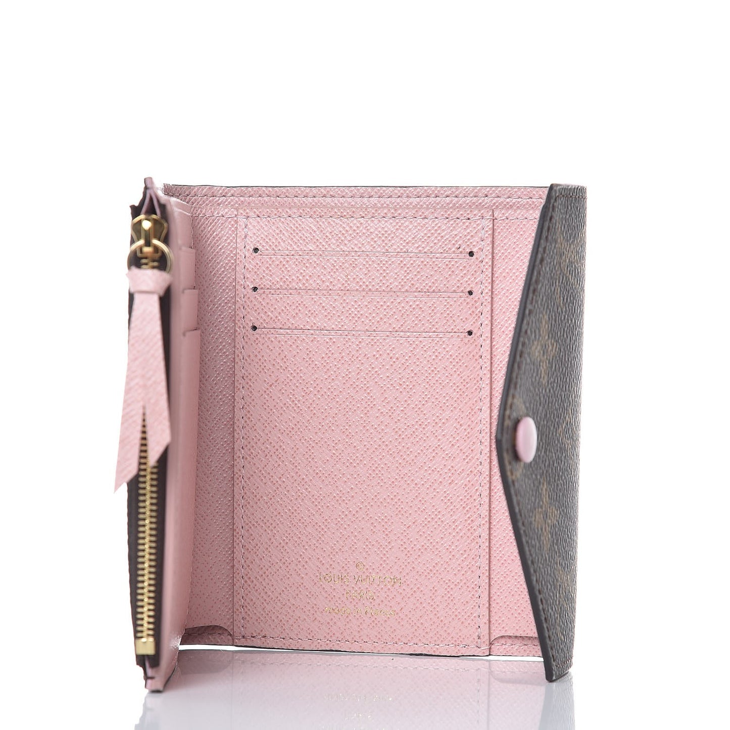 Monogram Victorine Wallet Rose Ballerine