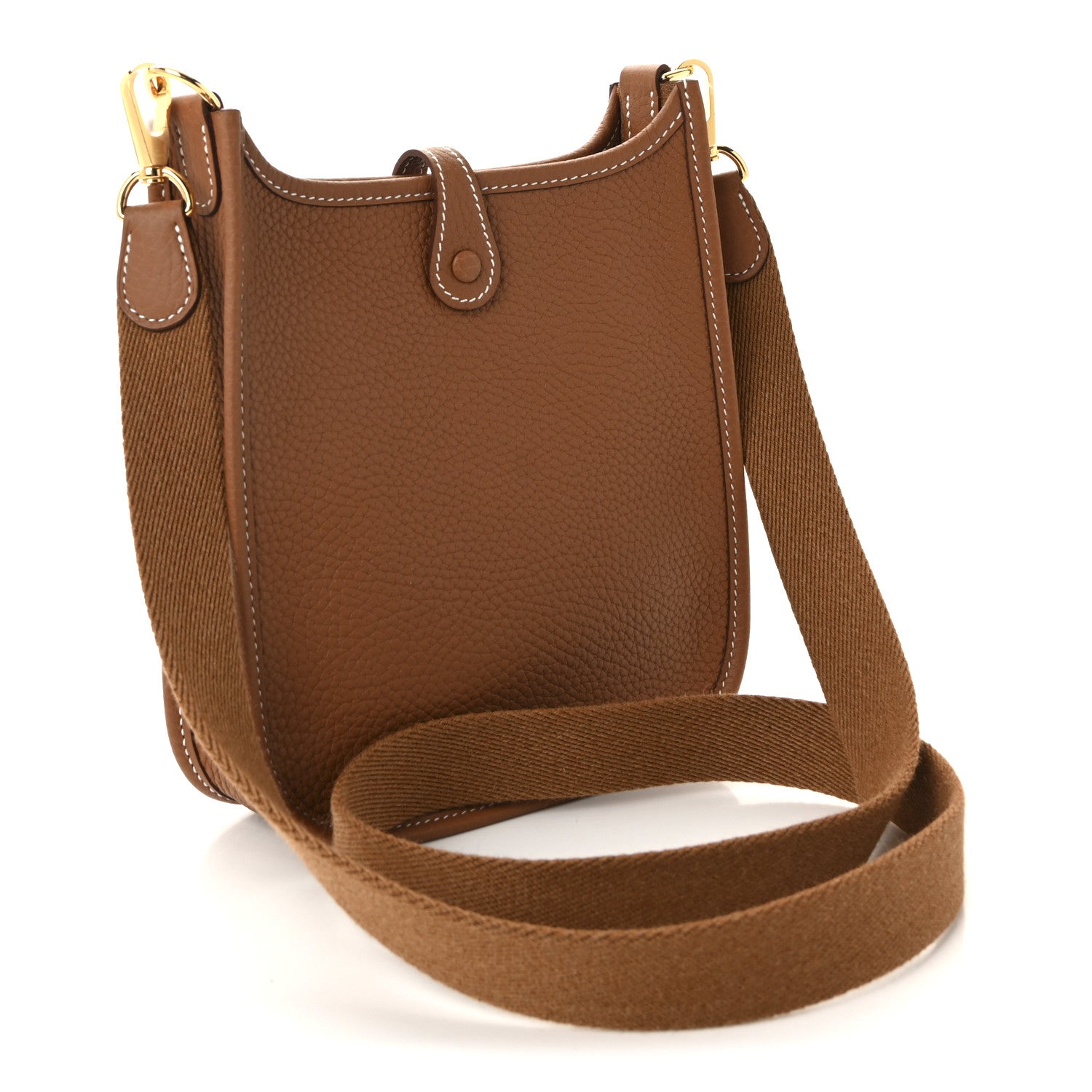 Hermes Taurillon Clemence Evelyne TPM Gold 3 of 10