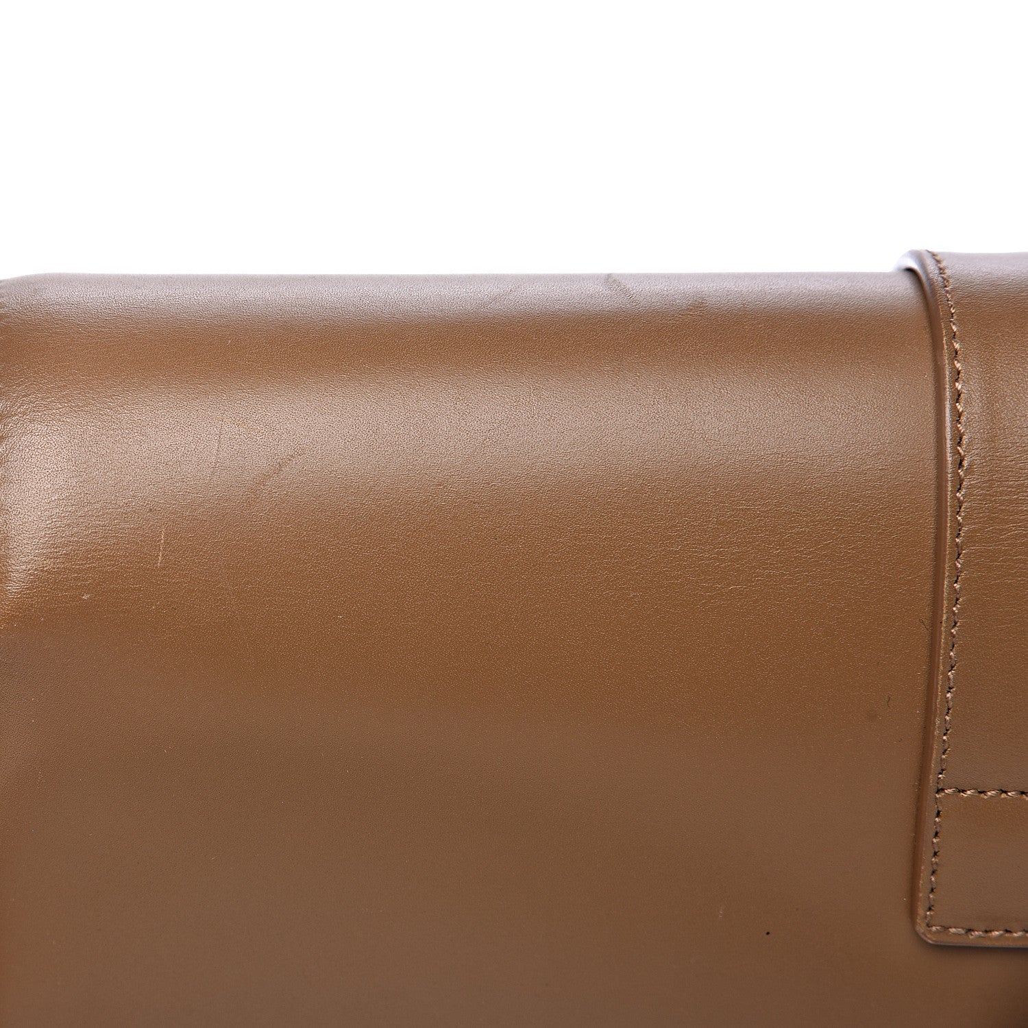 Saint Laurent Smooth Calfskin Medium Classic Monogram Universite Bag Dark Beige 17 of 17