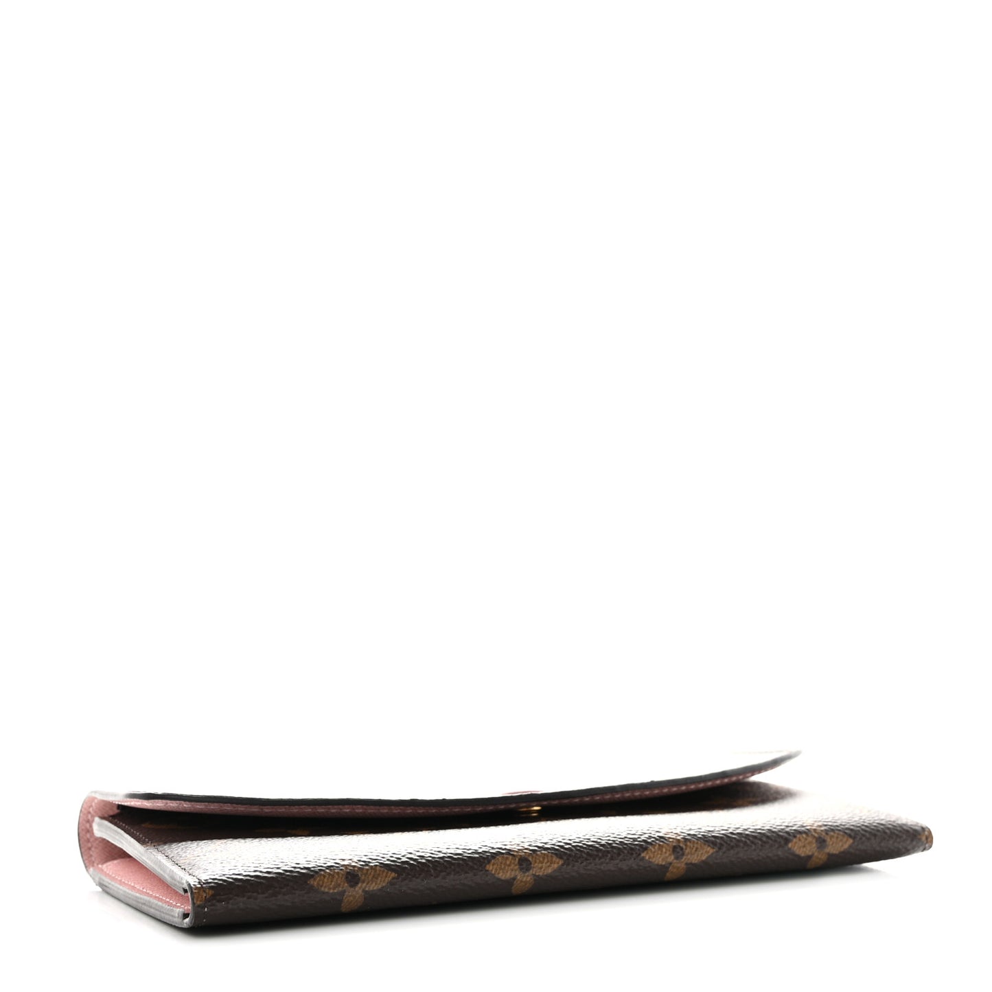 Monogram Emilie Wallet Rose Ballerine