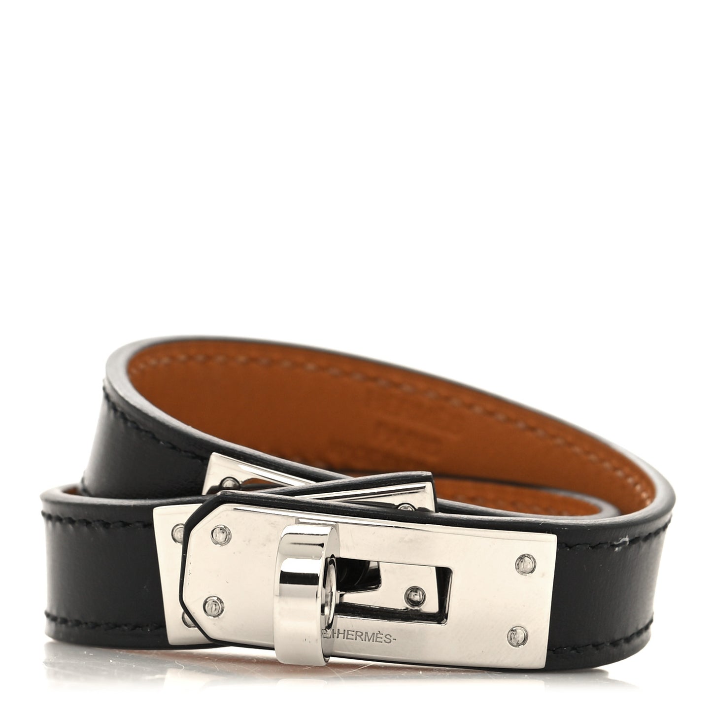 Box Kelly Double Tour Bracelet T1 Black