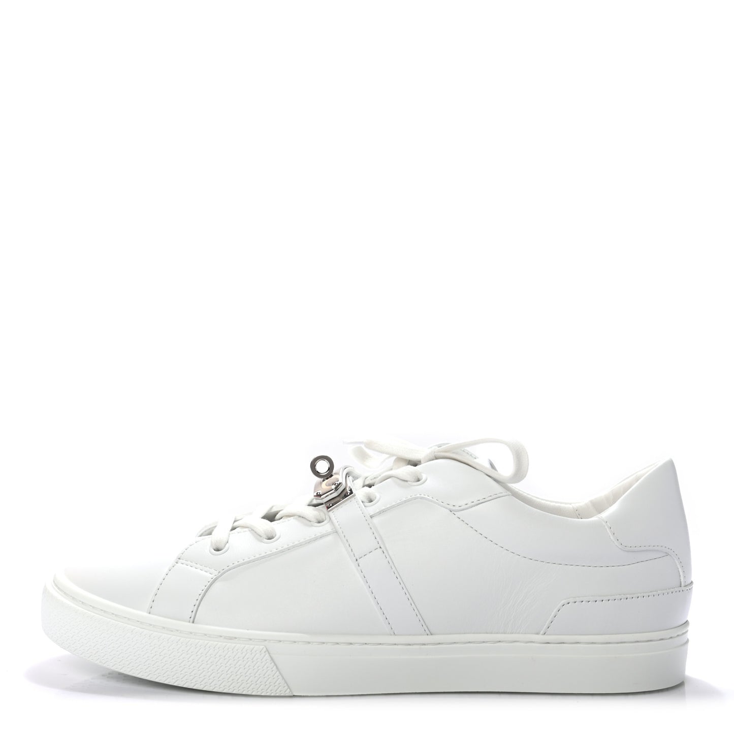 Calfskin Mens Day Sneakers 45 White