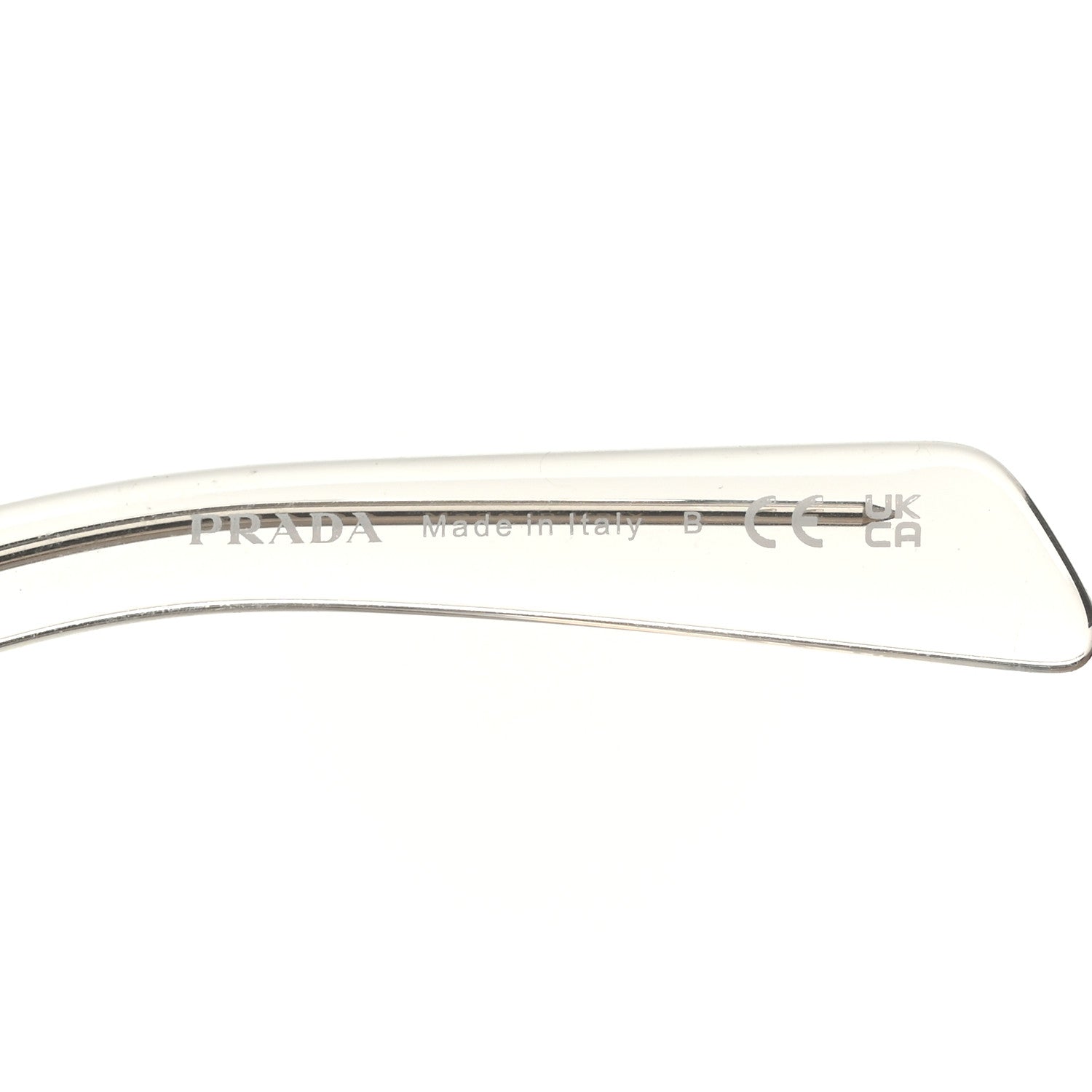 Prada Cat Eye Sunglasses SPR 13Z Transparent Beige 5 of 8