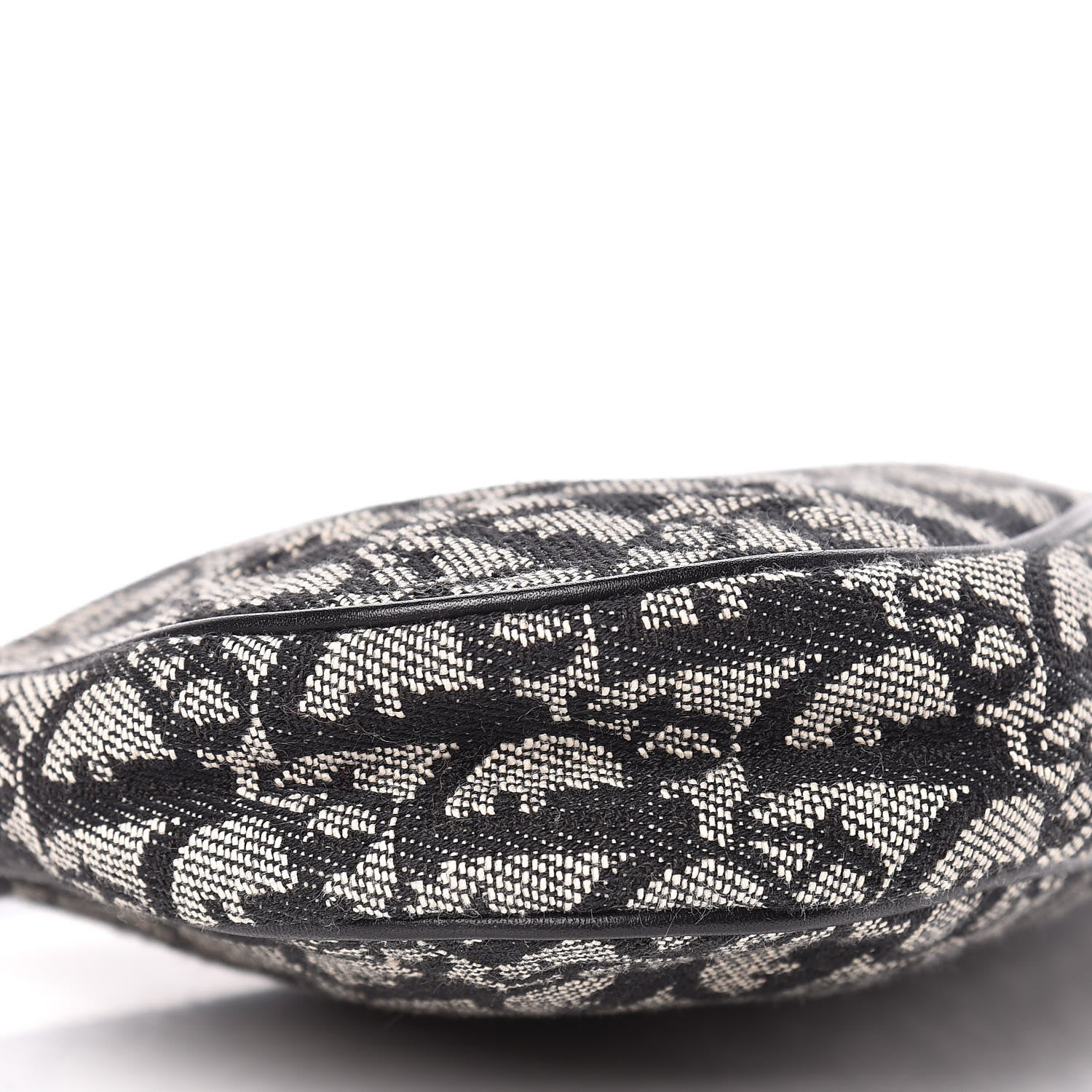 Christian Dior Monogram Mini Saddle Pochette Black 6 of 16