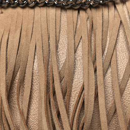 Stella McCartney Shaggy Deer Fringe Tiny Falabella Tote Powder 7 of 9