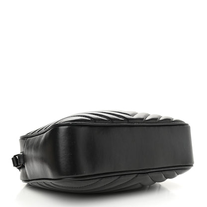 Saint Laurent Calfskin Matelasse Monogram Lou Camera Bag Black 4 of 10