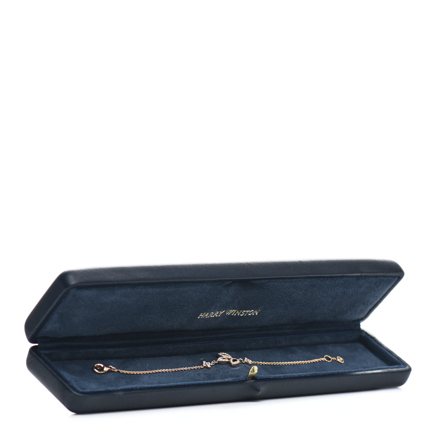18K Rose Gold Diamond Lily Cluster Bracelet