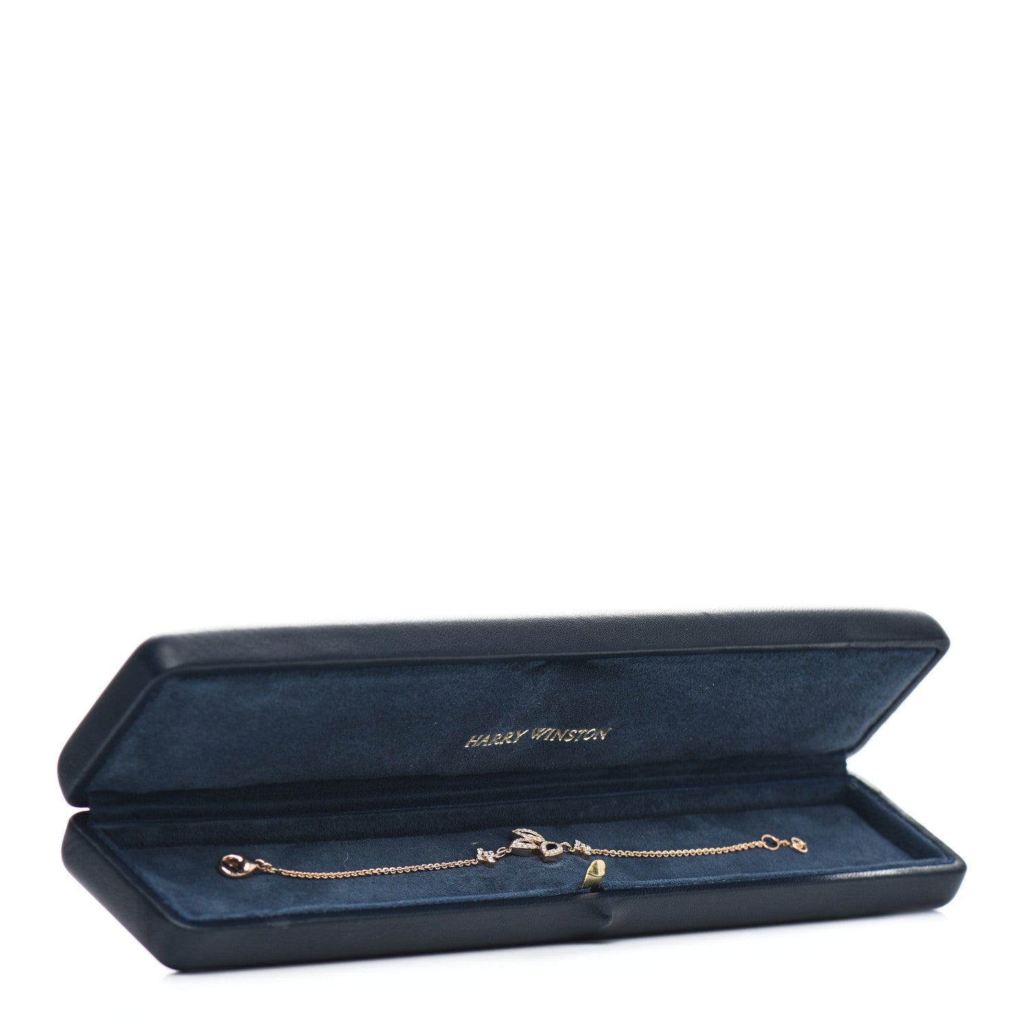 Harry Winston 18K Rose Gold Diamond Lily Cluster Bracelet 4 of 4