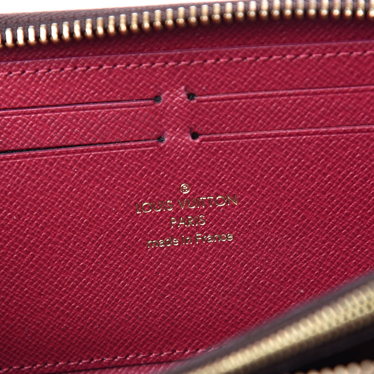 Louis Vuitton Monogram Clemence Wallet Fuchsia 5 of 6