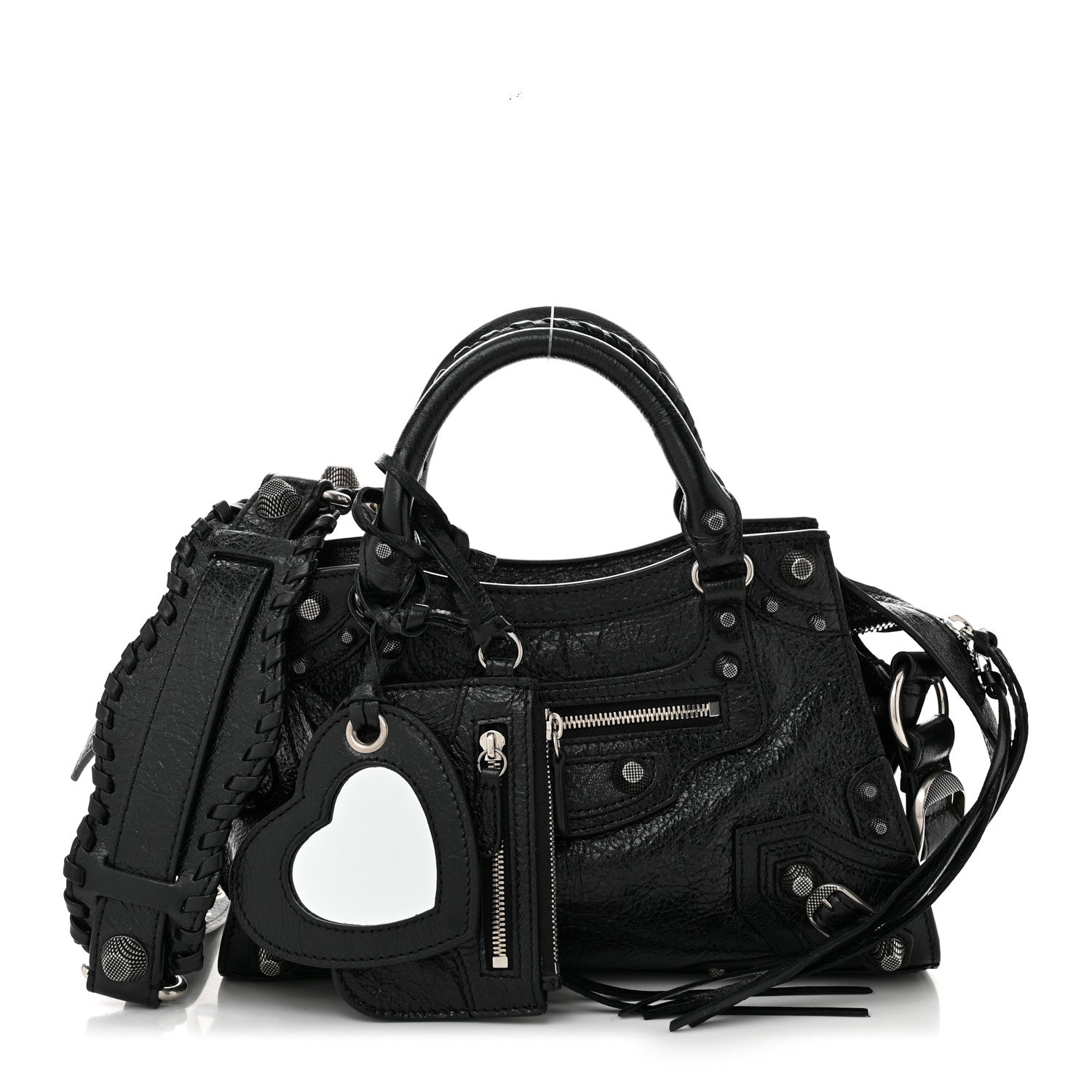 Balenciaga Agneau Arena Neo Cagole City Handbag XS Black 3 of 12