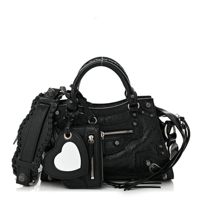 Balenciaga Agneau Arena Neo Cagole City Handbag XS Black 3 of 12
