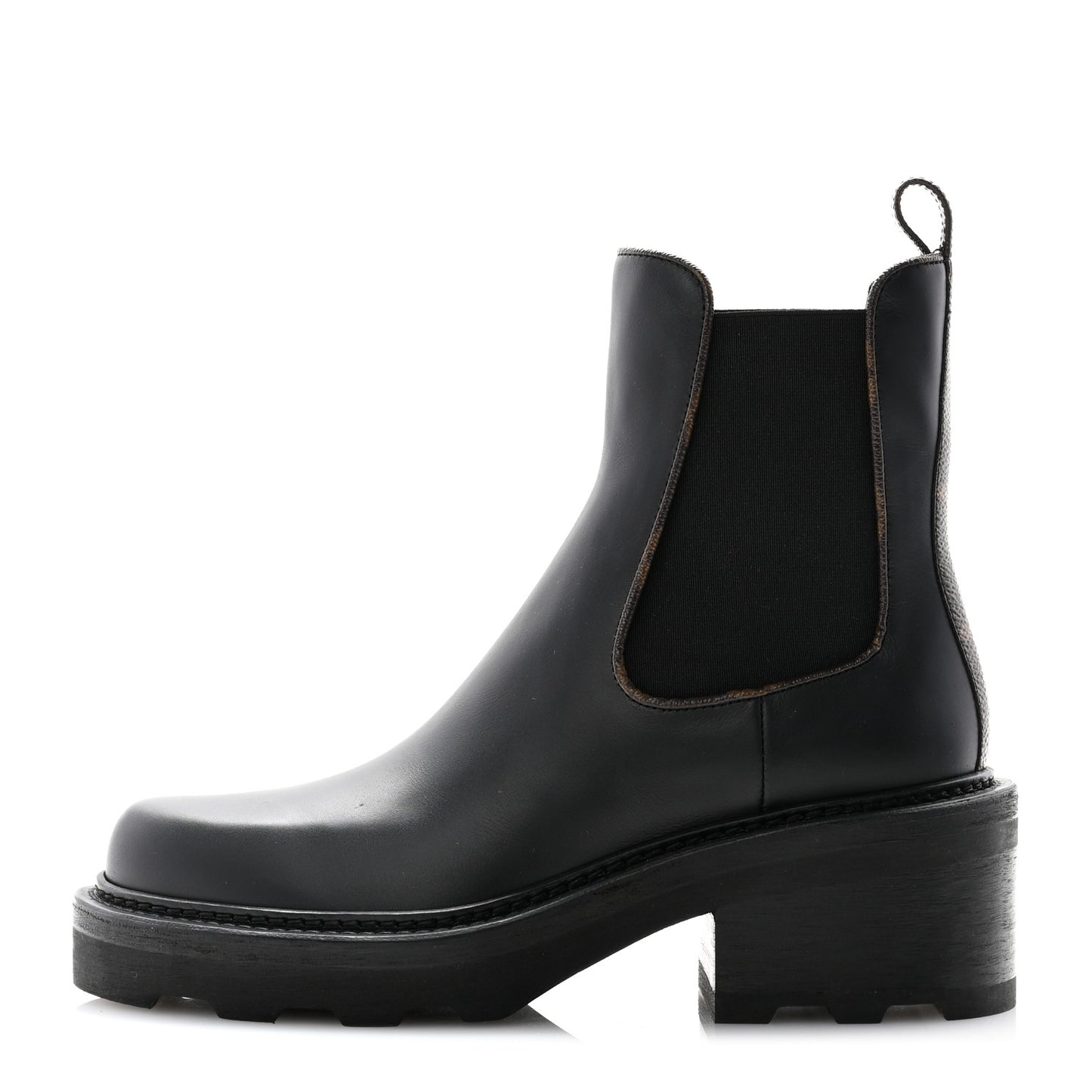 Calfskin Monogram Beaubourg Ankle Boots 37 Black