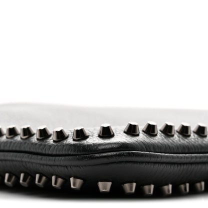 Christian Louboutin Calfskin Studded Loubiposh Clutch Black 8 of 8