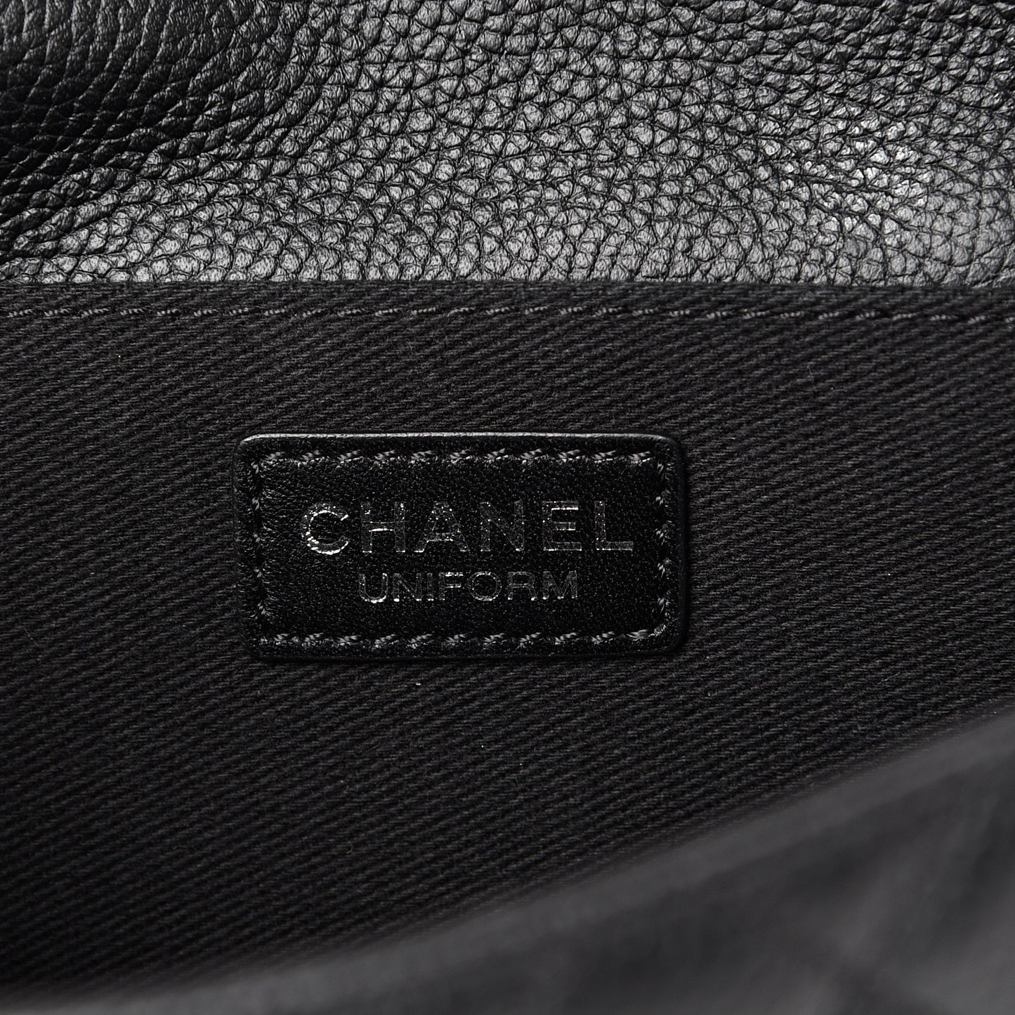 Grained Calfskin Quilted 2.55 Reissue Flap Belt Bag Clutch Black