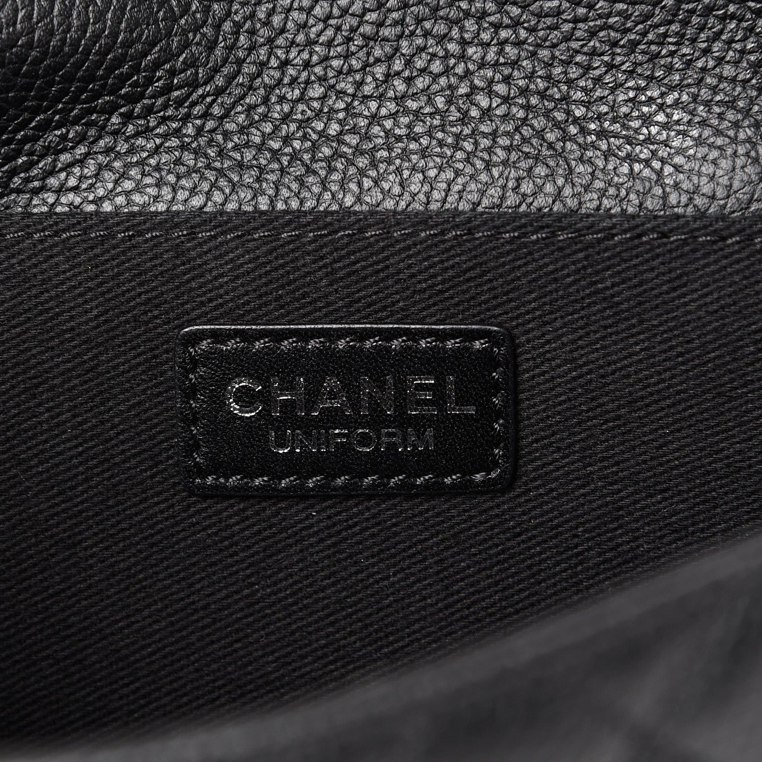 Chanel Grained Calfskin Quilted 2.55 Reissue Flap Belt Bag Clutch Black 5 of 10