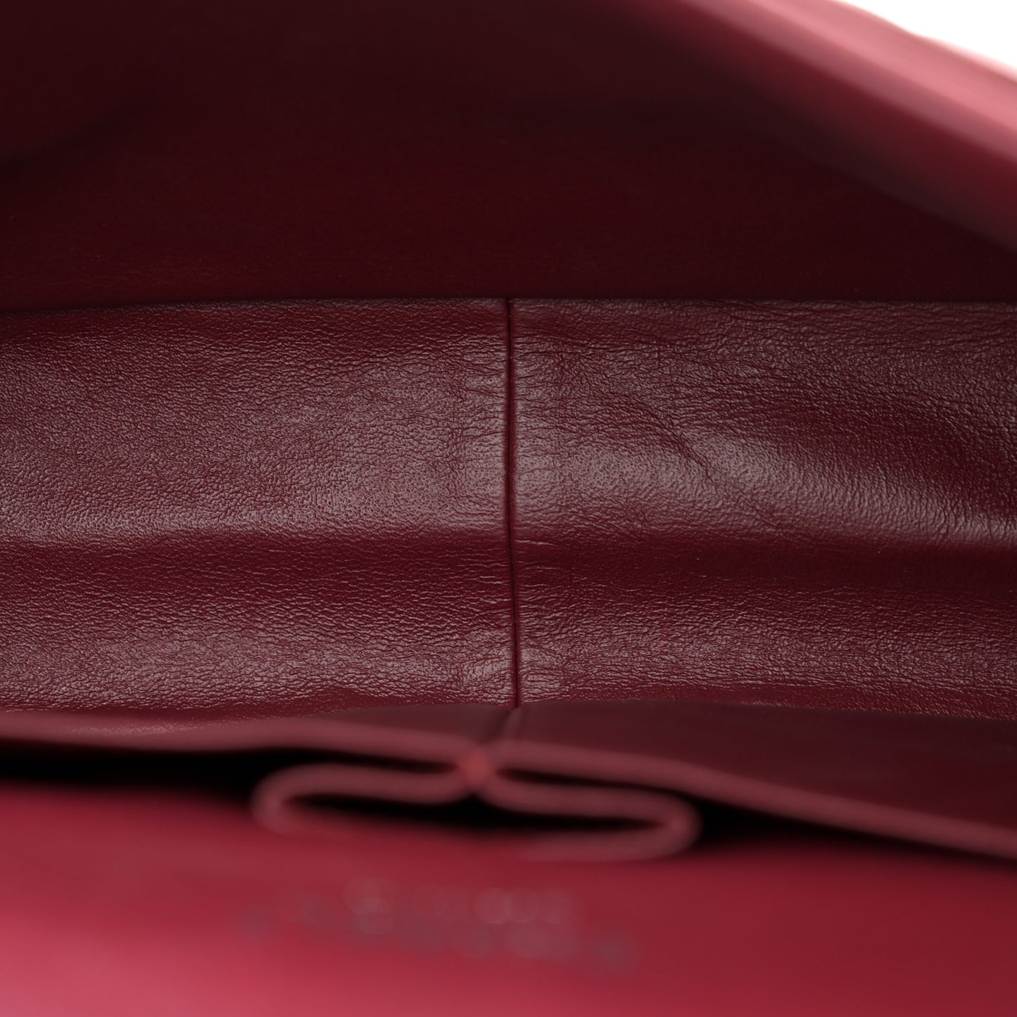 Patent Quilted Maxi Double Flap Red