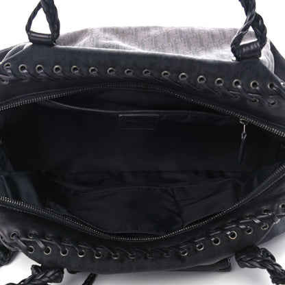 Christian Dior Monogram Ethnic Shoulder Bag Black 5 of 12