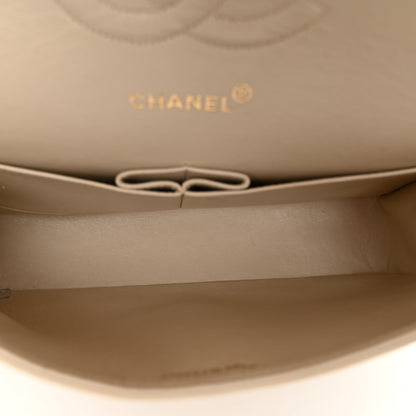Chanel Lambskin Quilted Medium Double Flap Beige 4 of 12