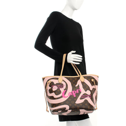 Louis Vuitton Monogram Tahitienne Capri Neverfull MM 2 of 7
