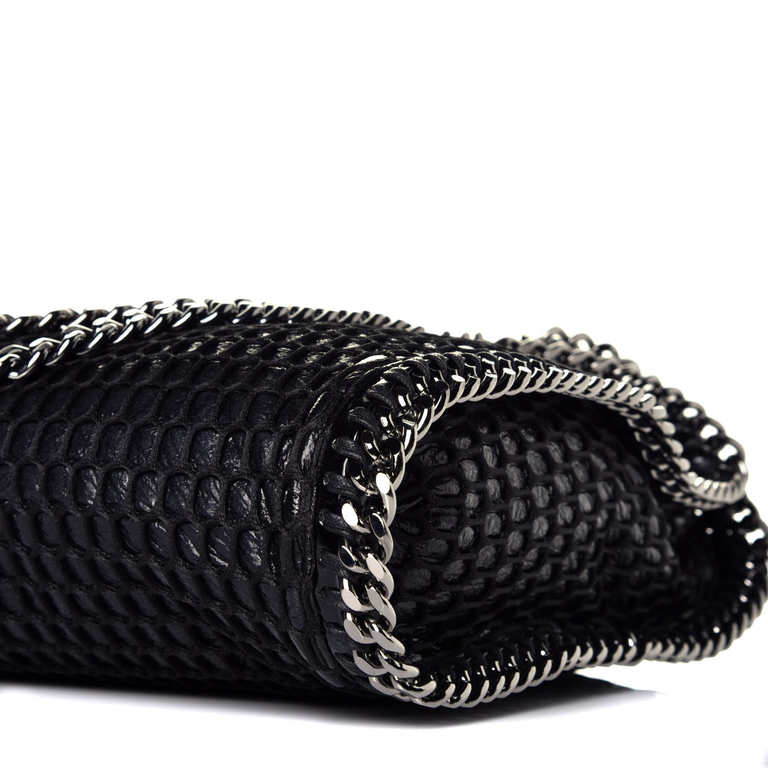 Stella McCartney Patent Net Small Falabella Tote Black 8 of 8