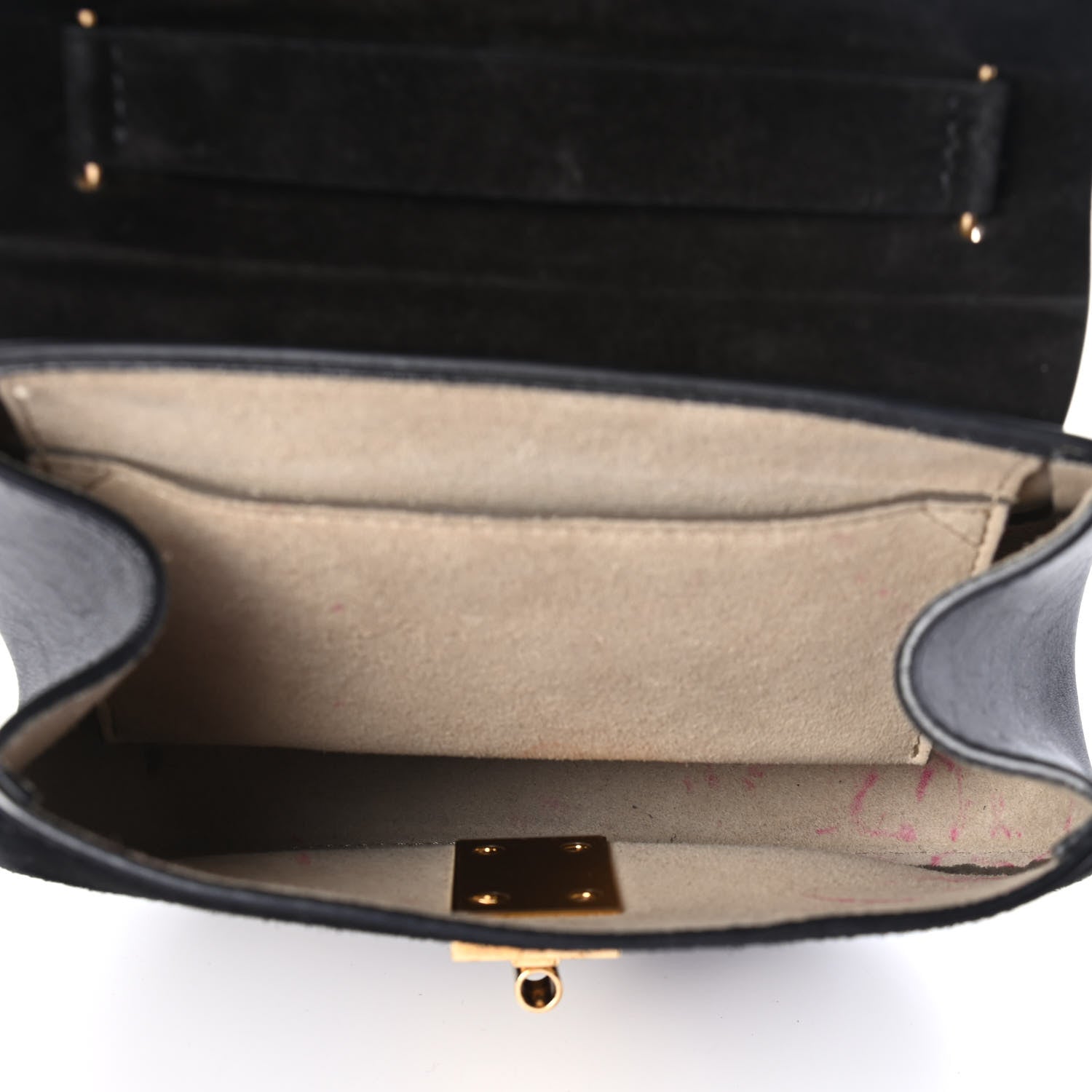 Chloe Grained Lambskin Drew Shoulder Bag Black 4 of 4