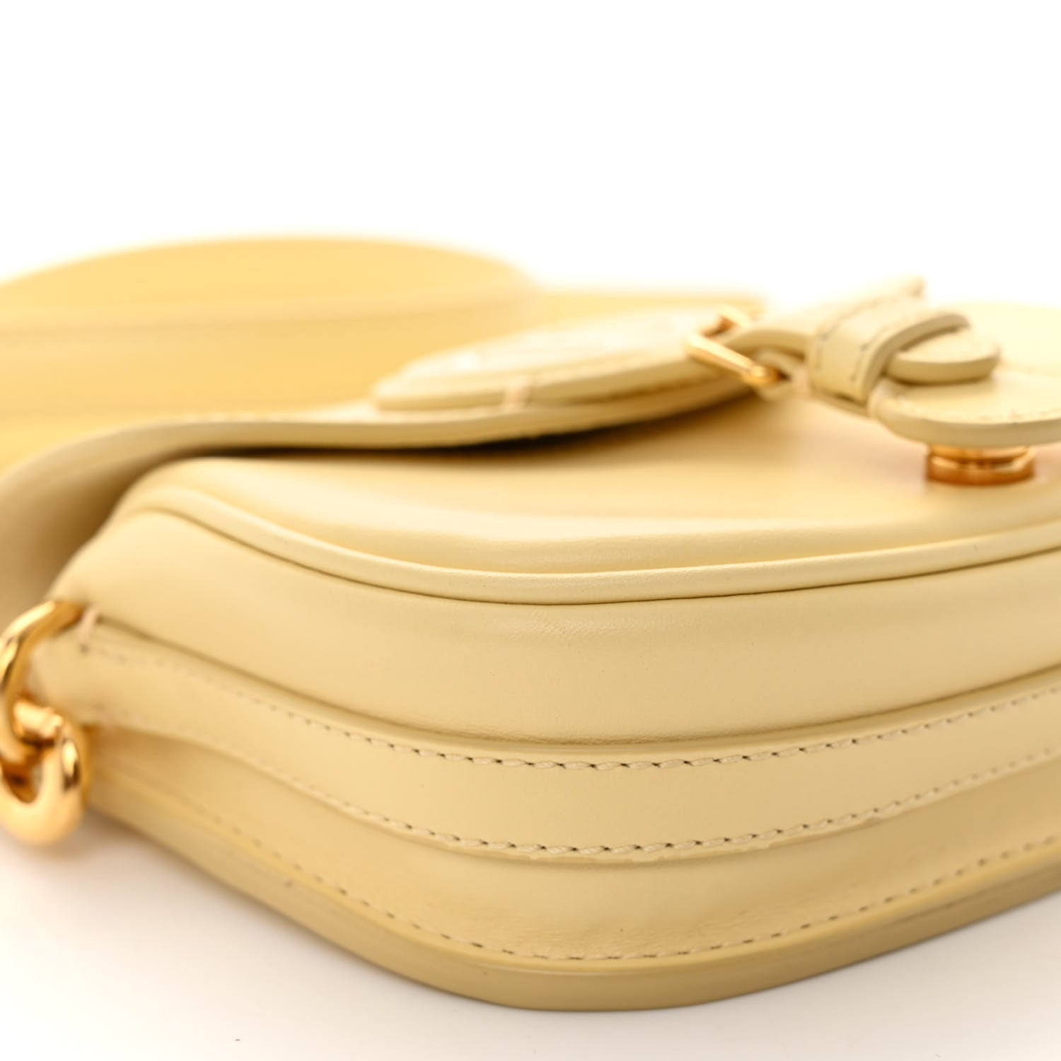 Christian Dior Box Calfskin Micro Bobby Flap Pale Yellow 8 of 9
