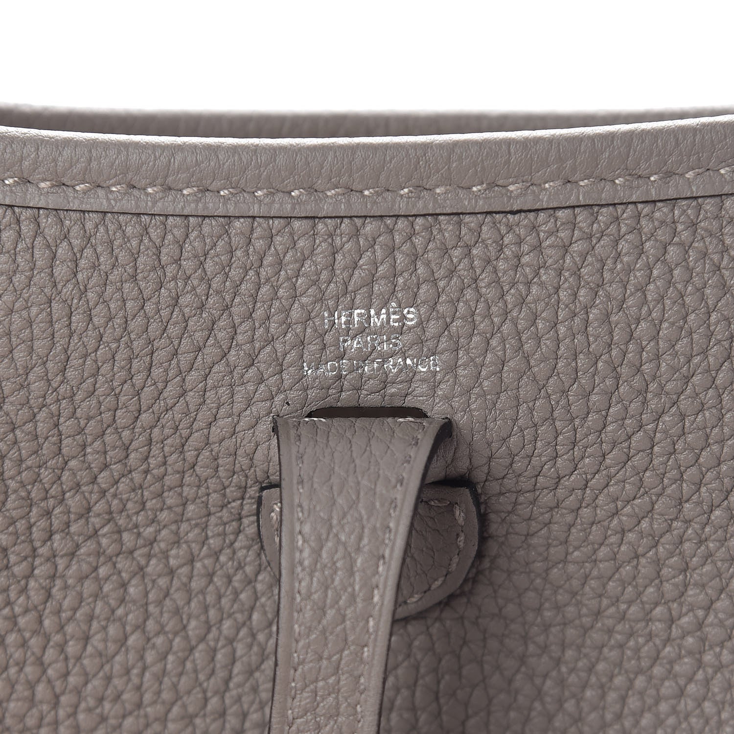 Hermes Taurillon Maurice Evelyne TPM Gris Asphalte 6 of 11