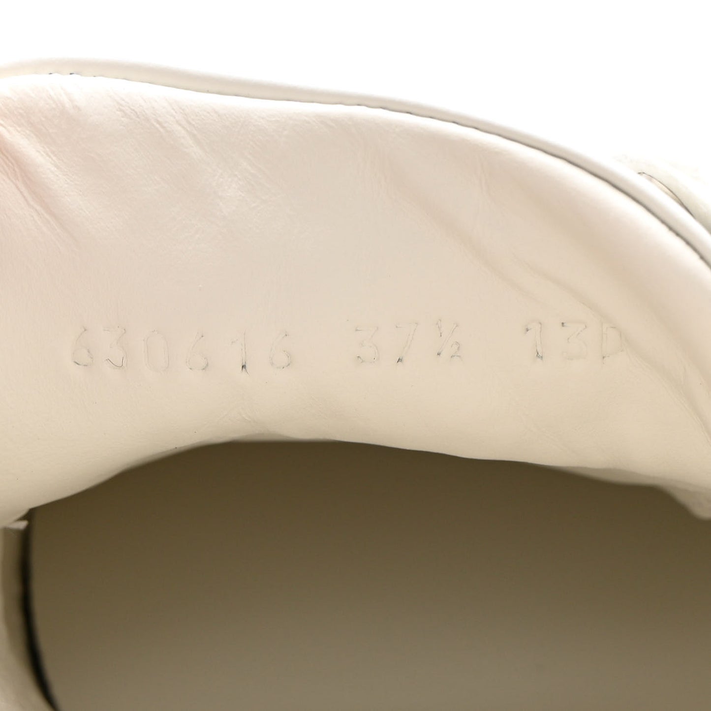 Calfskin Web Pig Kitten Embroidered Womens Ace Sneakers 37.5 White