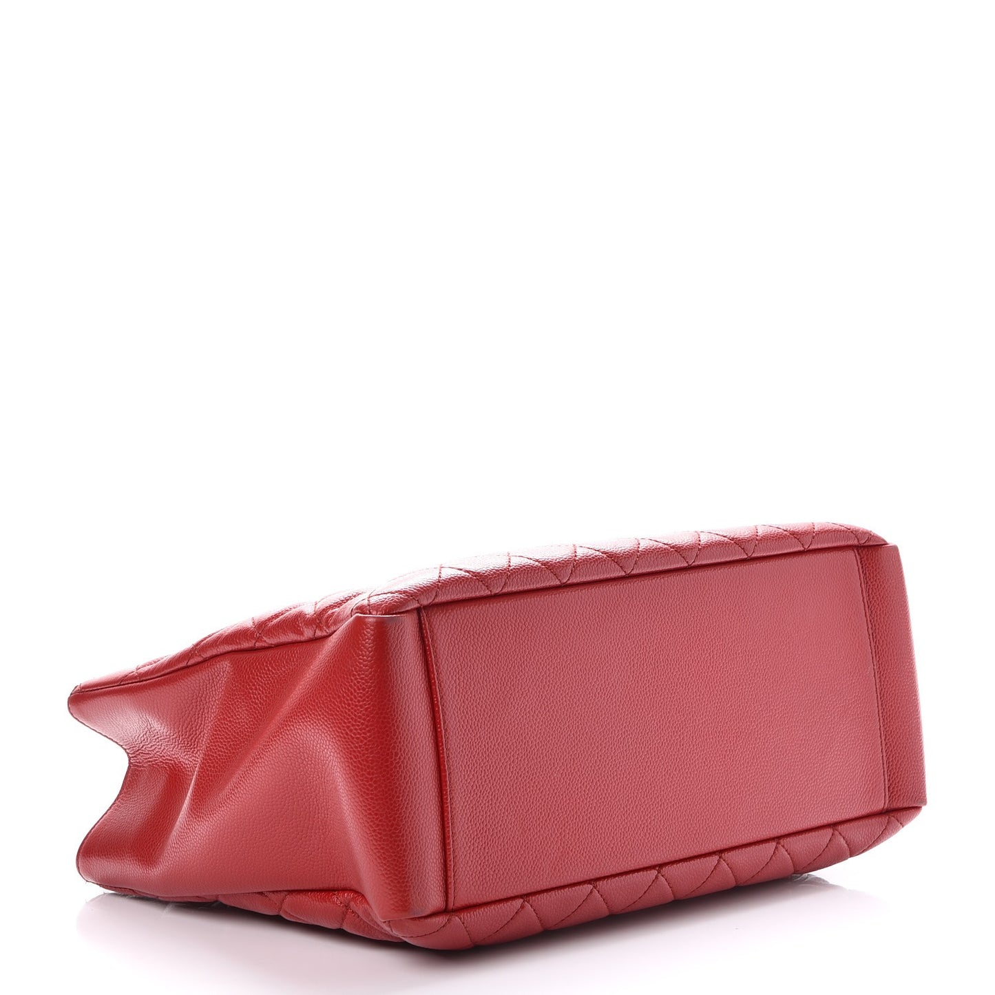 Caviar Quilted Grand Shopping Tote GST Red