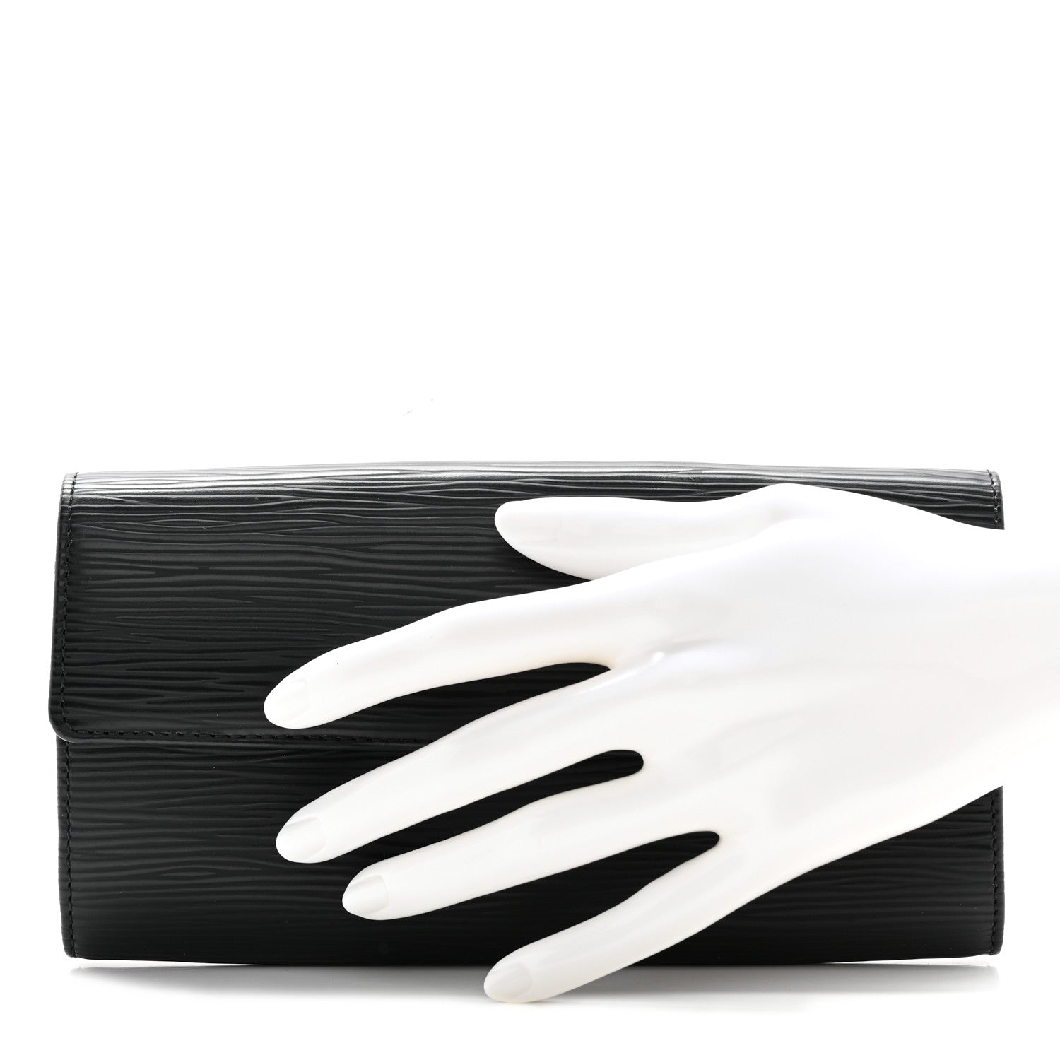 Louis Vuitton Epi Sarah Wallet Black 2 of 10