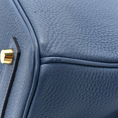 Hermes Togo Birkin 35 Deep Bleu 12 of 17