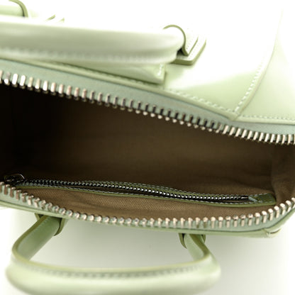 Givenchy Shiny Lord Calfskin Mini Antigona Aqua Green 5 of 13