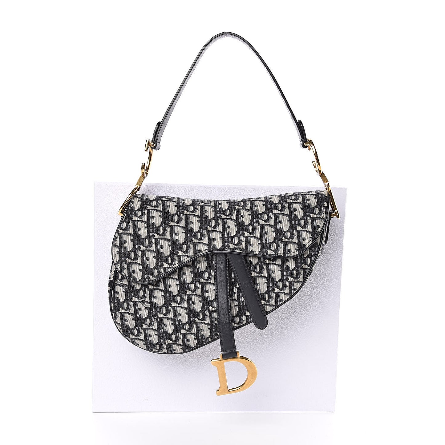 Oblique Saddle Bag Blue