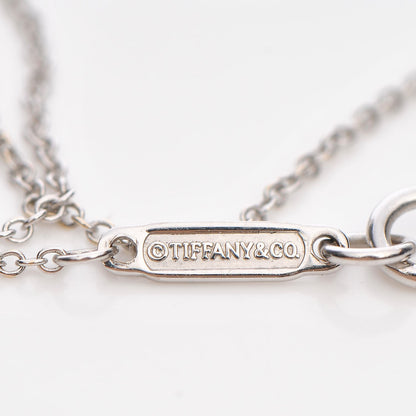 Tiffany 18K White Gold Diamond Atlas Bar Pendant Necklace 6 of 9