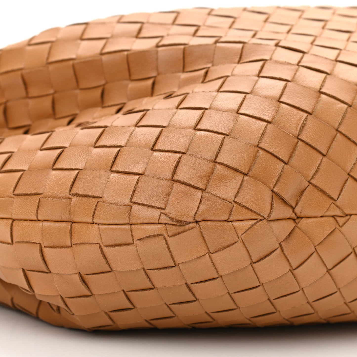 Nappa Intrecciato Small Jodie Caramel