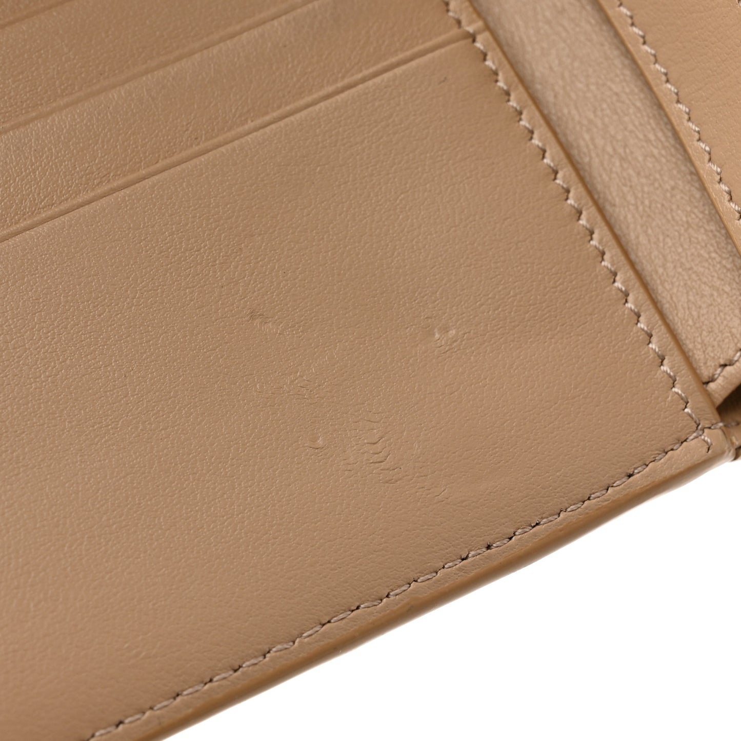 Grained Calfskin Medium Multifunction Strap Wallet Shell Pop Orange