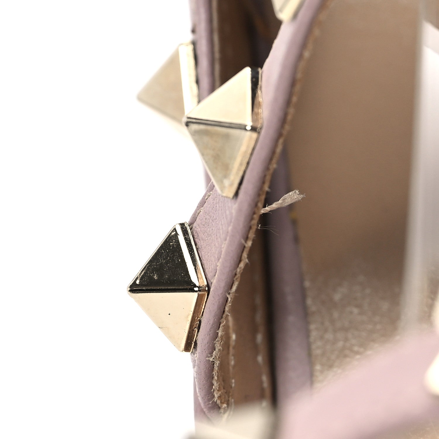 Valentino Garavani Patent Nappa Rockstud Ankle Strap 100mm Pumps 40 Camel Rose Poudre 9 of 9