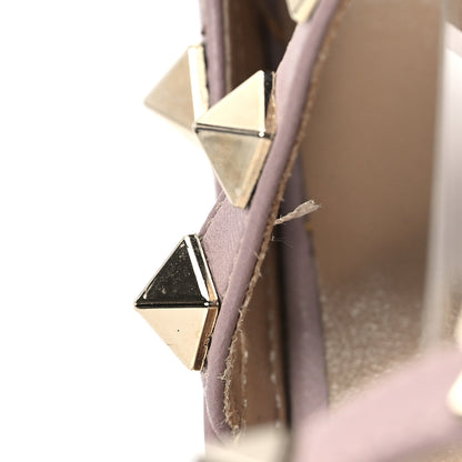 Valentino Garavani Patent Nappa Rockstud Ankle Strap 100mm Pumps 40 Camel Rose Poudre 9 of 9