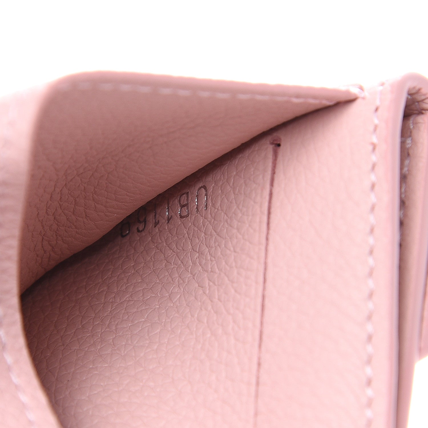 Louis Vuitton Calfskin Lockmini Wallet Rose Ballerine 7 of 7
