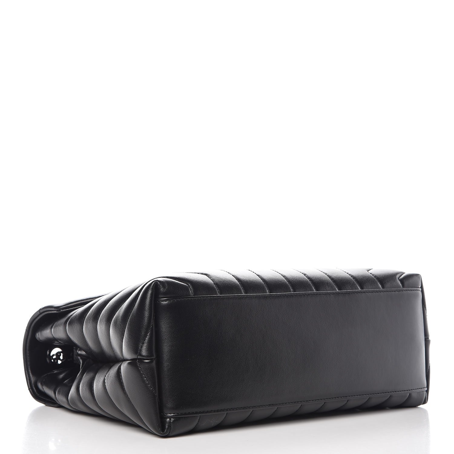 Saint Laurent Calfskin Y Quilted Monogram Medium Loulou Chain Satchel Black 4 of 10