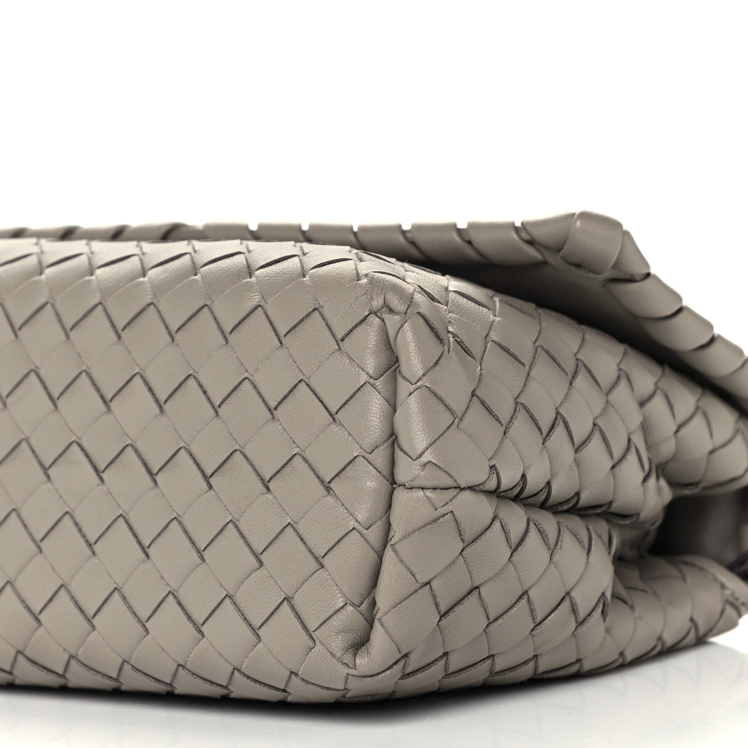 Bottega Veneta Nappa Intrecciato Baby Olimpia Shoulder Bag Limestone 10 of 10