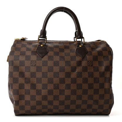 Louis Vuitton Damier Ebene Speedy 30 1 of 15